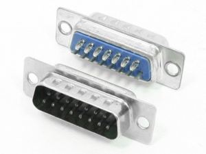 Connecteur DB15 à Souder, 2 Lignes