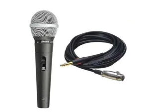 Microphone Professionnel 98XLR Dynamique Unidirectionnel, Filaire 3 Broches, Capsule Néodyme Haute Sensibilité